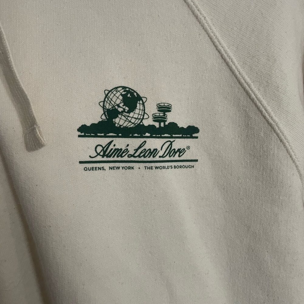 Aime Leon Dore Unisphere Cream Hoodie - Picture 6 of 9